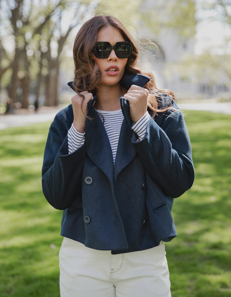 Harley Peacoat Navy Jacket