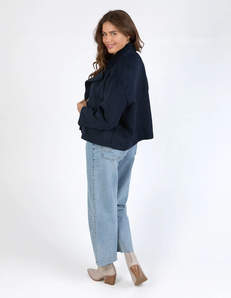 Harley Peacoat Navy Jacket