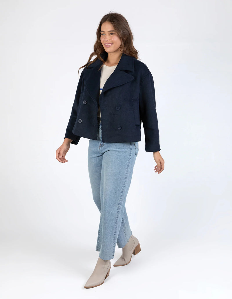 Harley Peacoat Navy Jacket