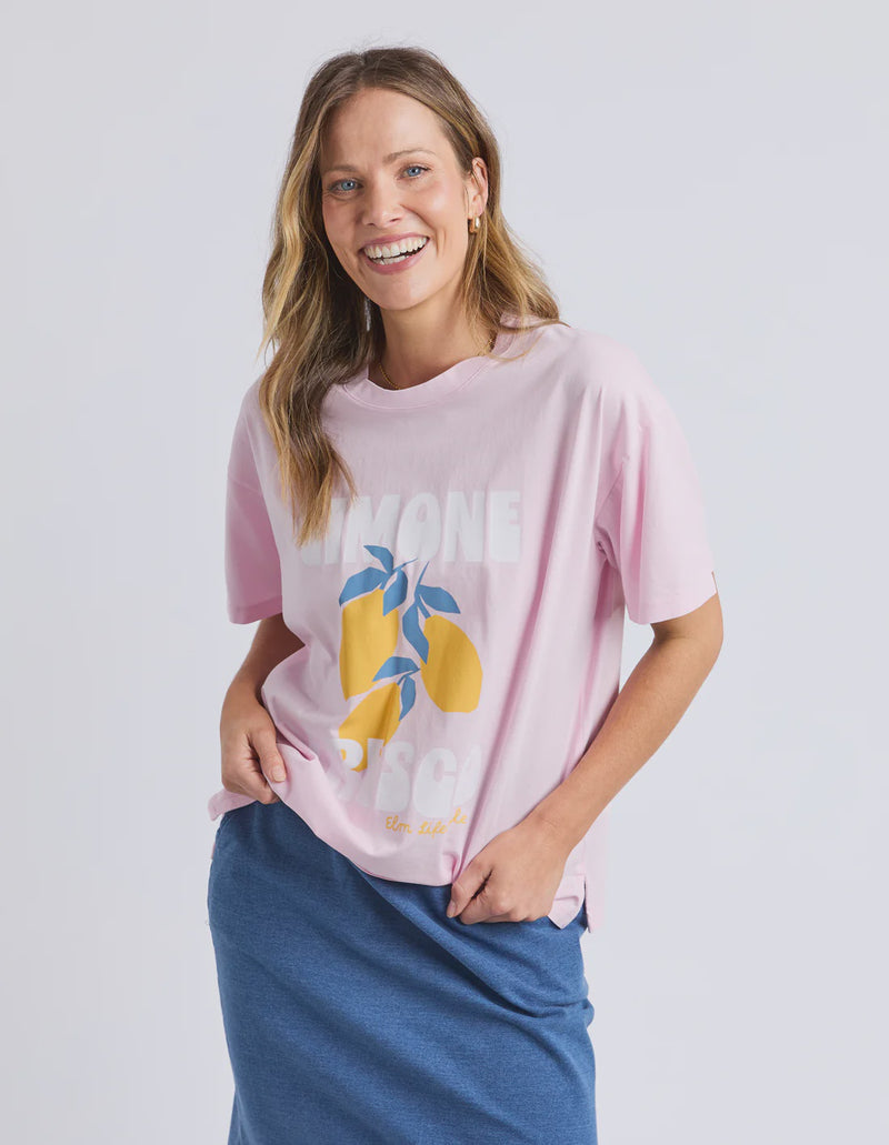 Limone Fresco Tee Pink