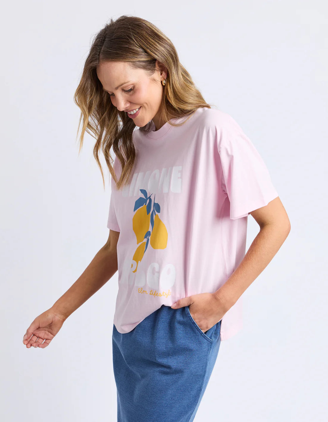 Limone Fresco Tee Pink