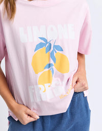 Limone Fresco Tee Pink