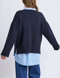 Lobster Intersaid Knit Navy