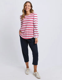 Baia Long Sleeve Tee Pink