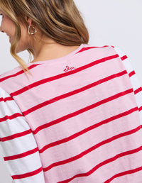 Baia Long Sleeve Tee Pink