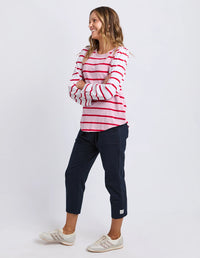 Baia Long Sleeve Tee Pink