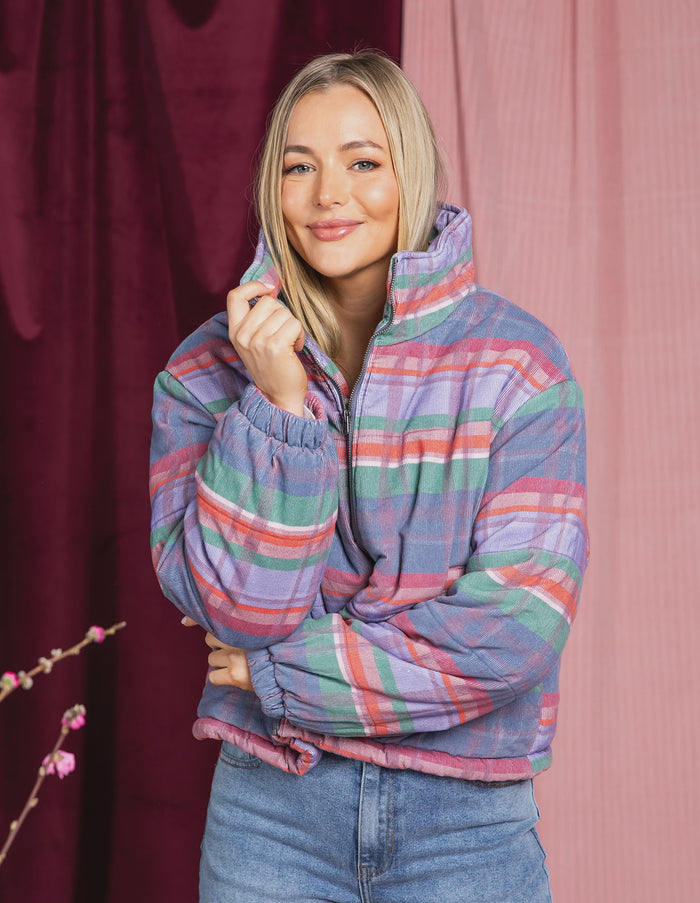 Cord Check Jacket Multi