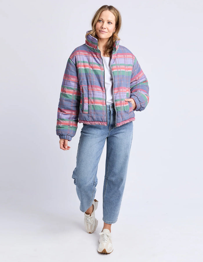 Cord Check Jacket Multi