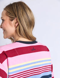 Alva Stripe Crew Strawberry