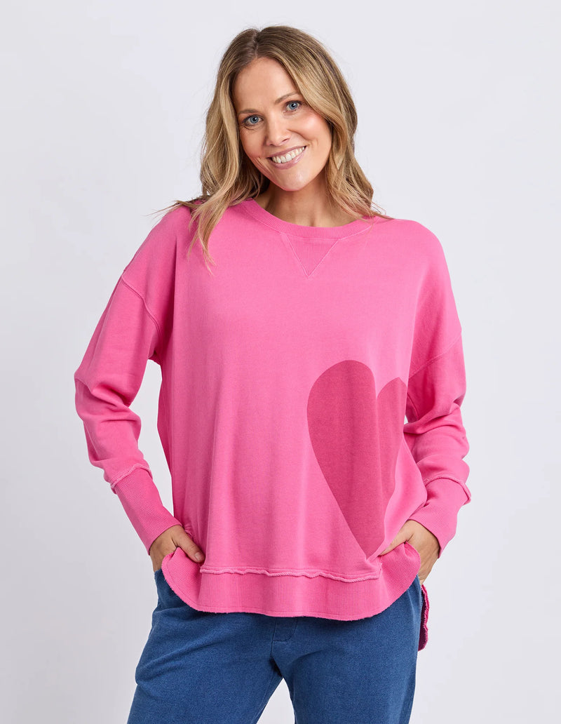 One Heart Crew Pink