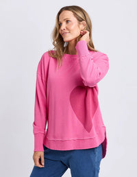 One Heart Crew Pink