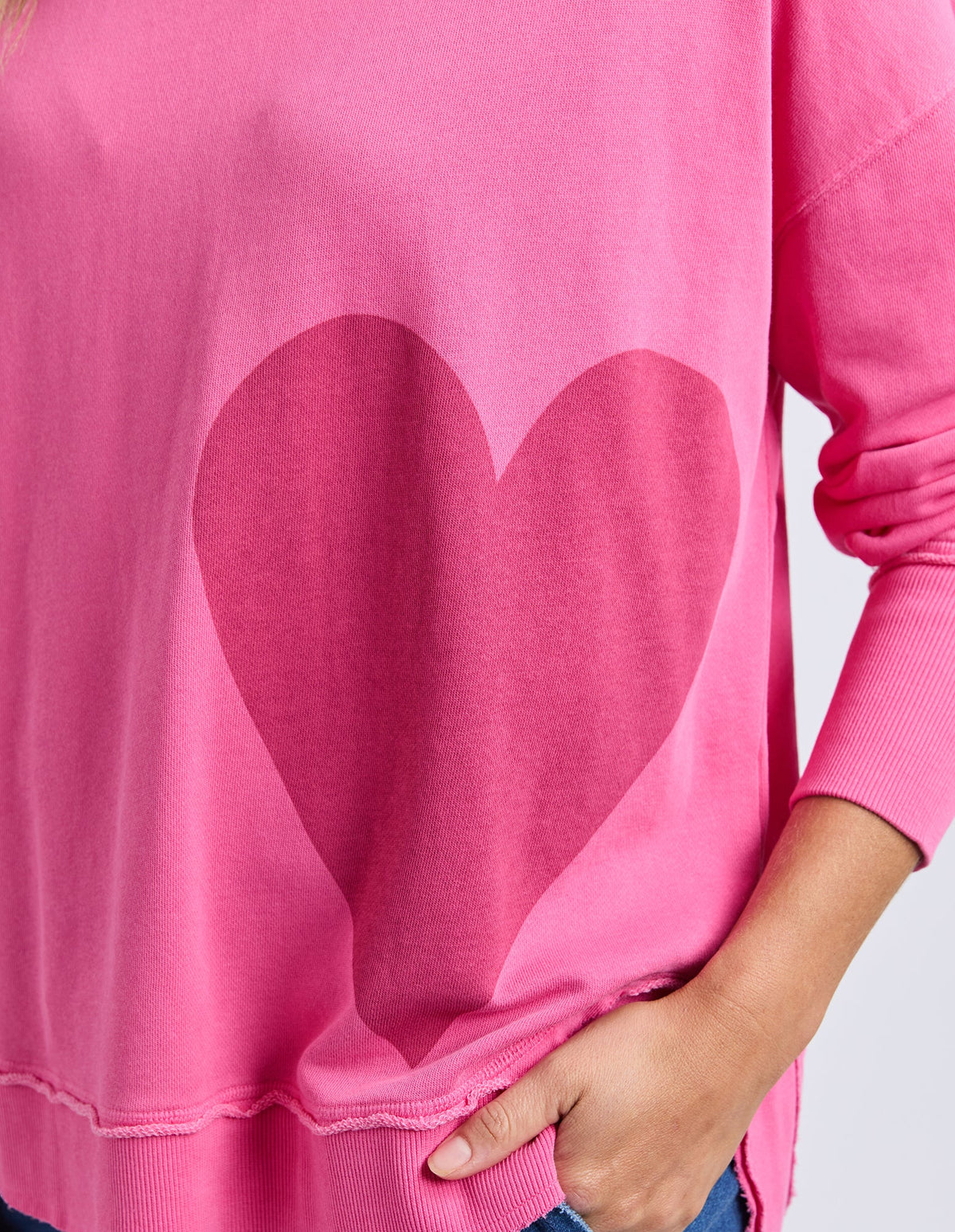 One Heart Crew Pink