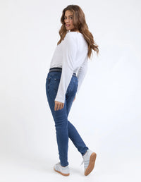 Melody Denim Jogger Dark Blue