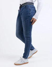 Melody Denim Jogger Dark Blue