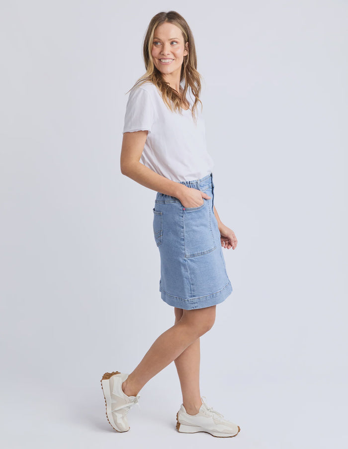 Atlas Denim Skirt