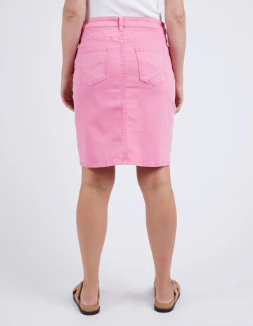 Belle Denim Skirt Strawberry