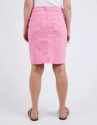 Belle Denim Skirt Strawberry