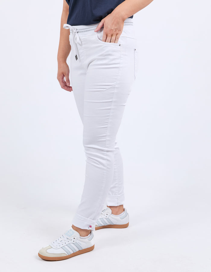 Margo Jogger White