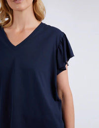 Lora Navy Tee