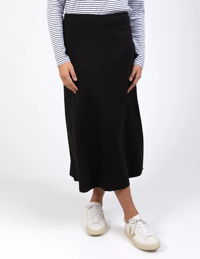 Penny Ponte Skirt Black