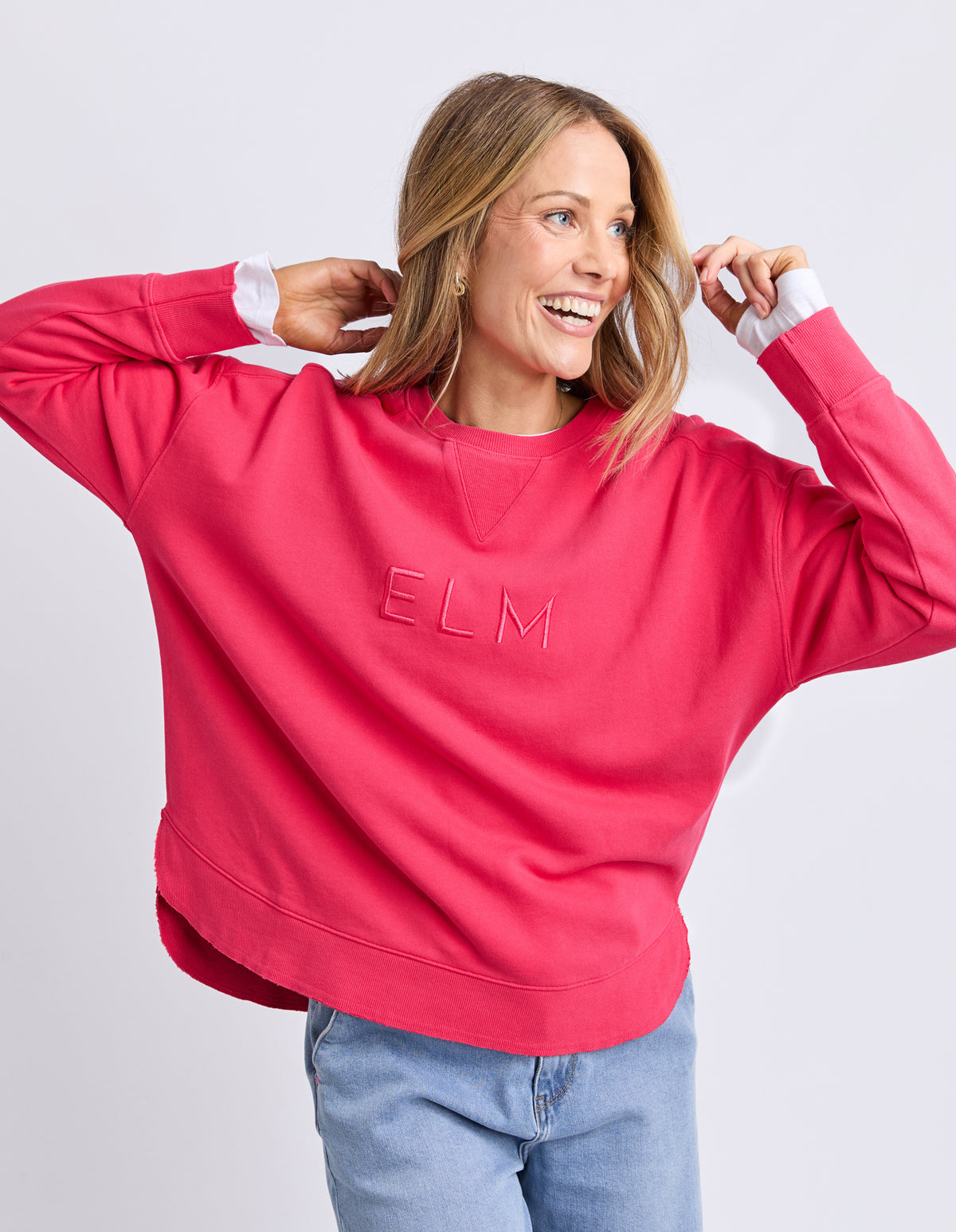 Established Crew Dark Pink