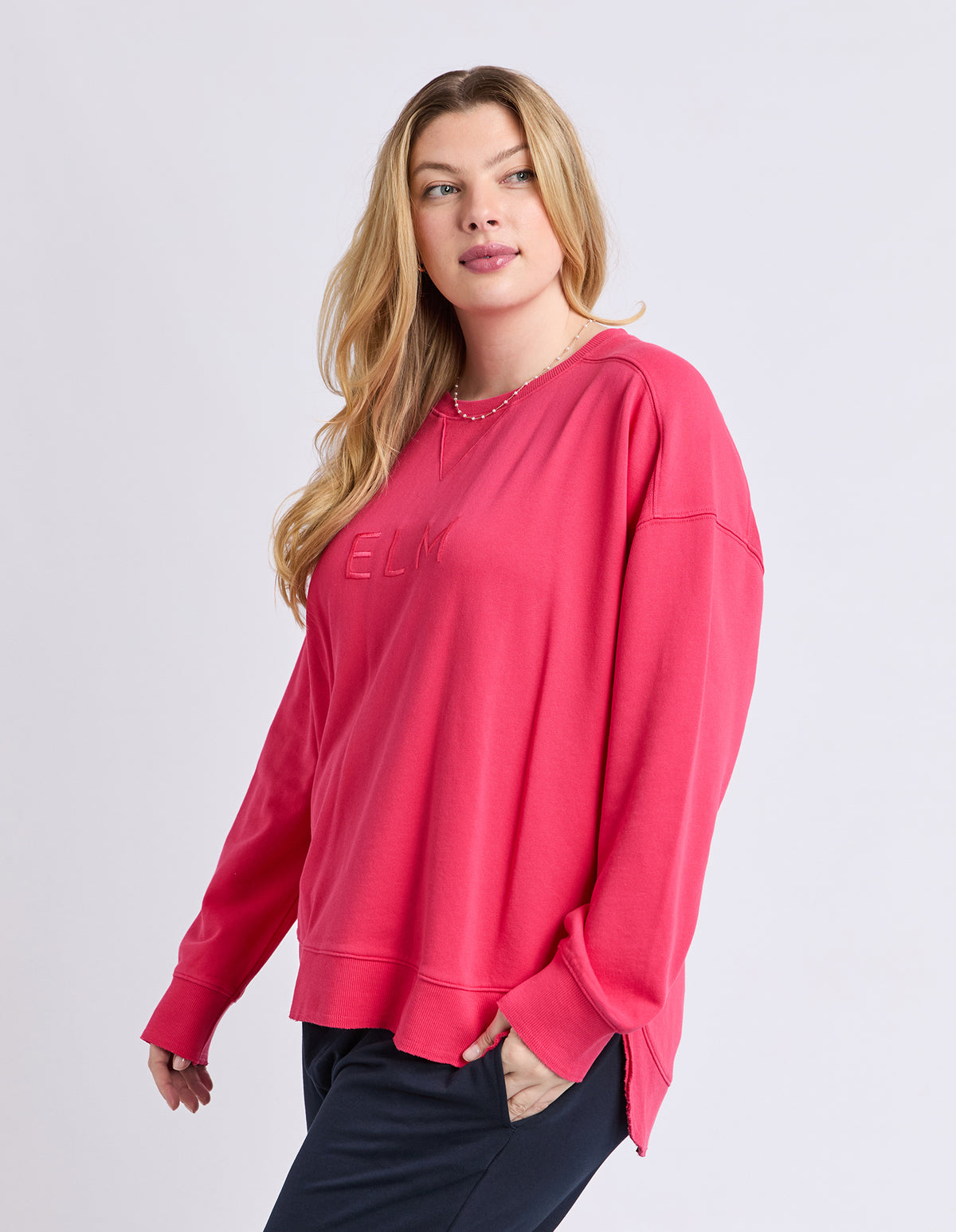 Established Crew Dark Pink