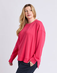 Established Crew Dark Pink
