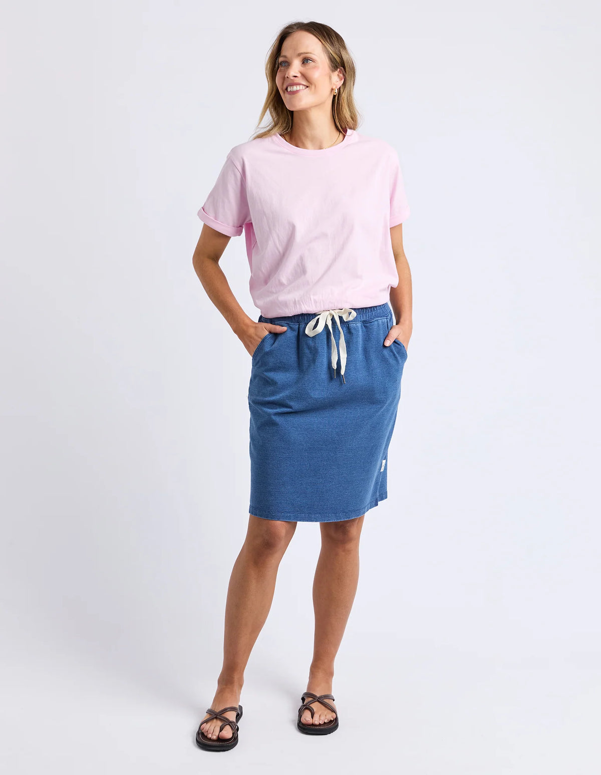 Rickety Skirt Blue Denim