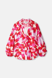 Linen Blouse Floral