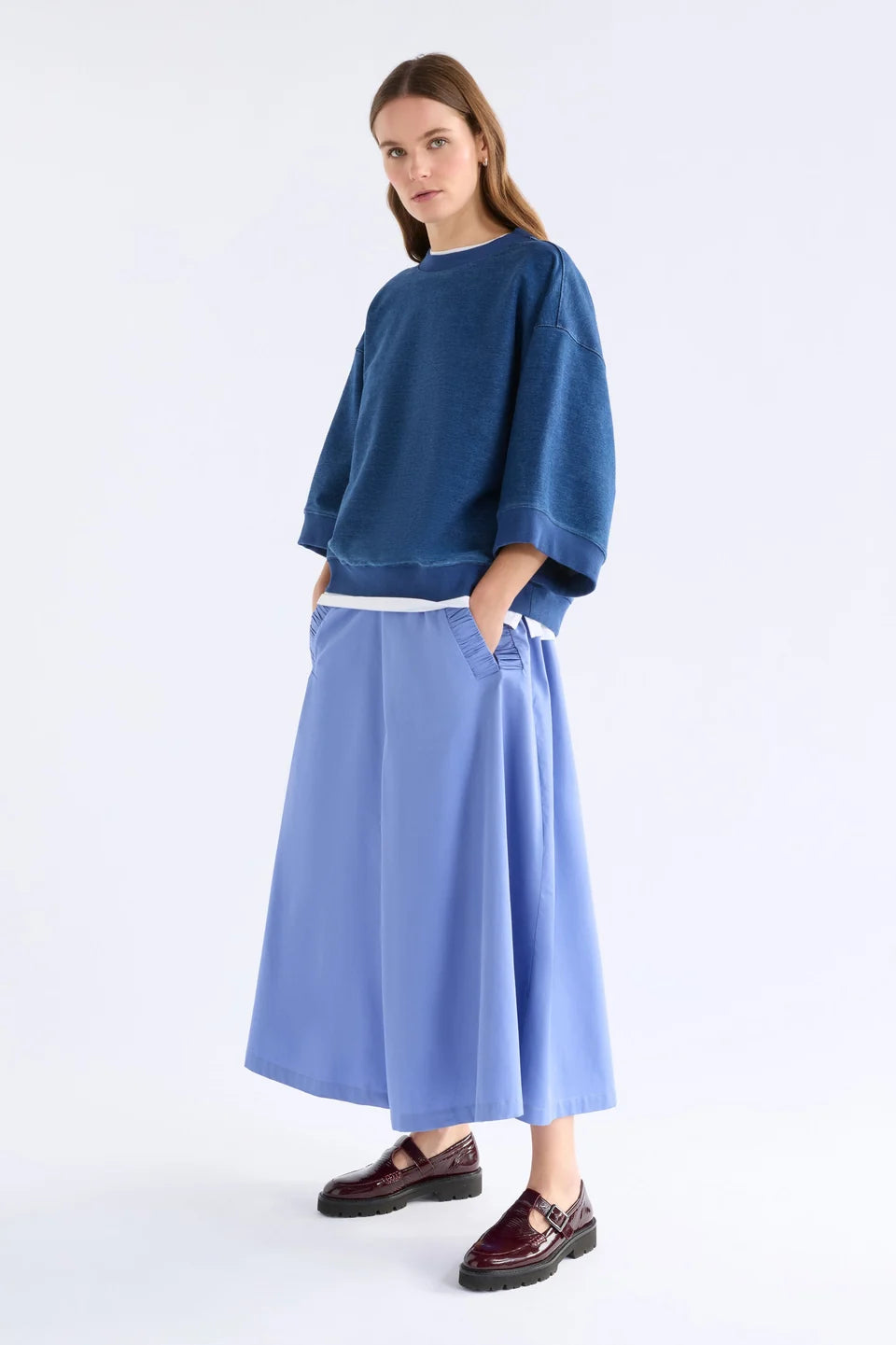 Sol Skirt Dusk Blue