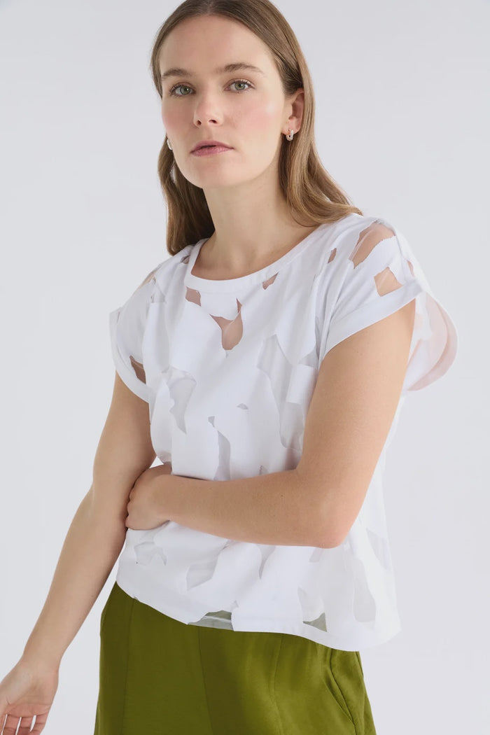Varr Burnout Top White