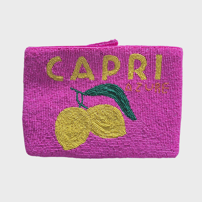 Beaded Clutch Capri
