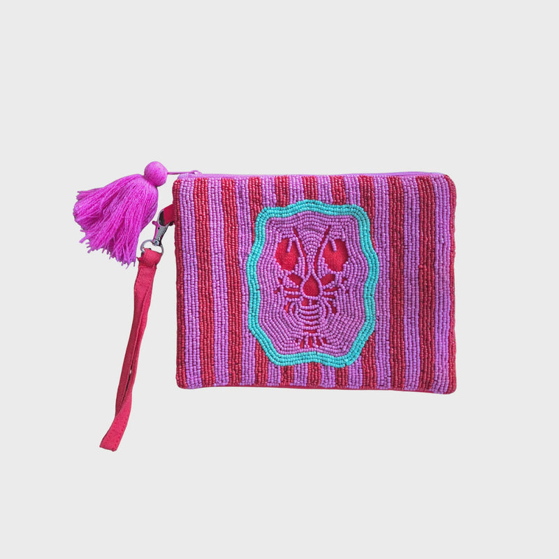 Beaded Lobster Wristlet