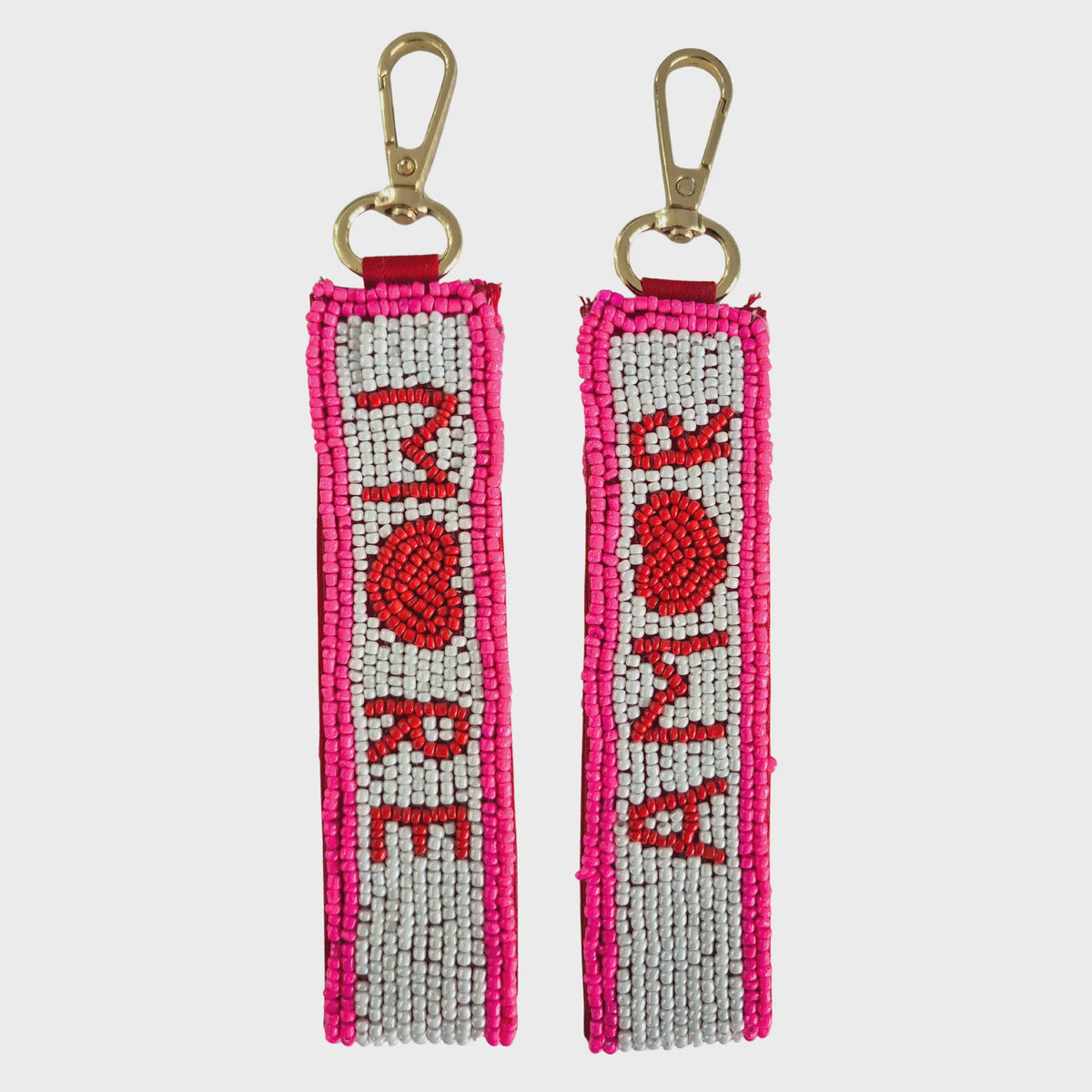 Beaded Keychain More Amore