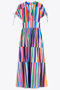Linda Dress Multi Stripes