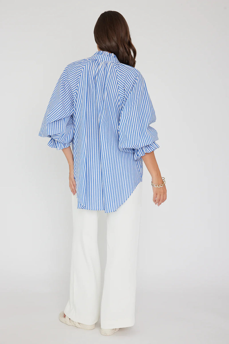 Danill Blue Stripe Shirt