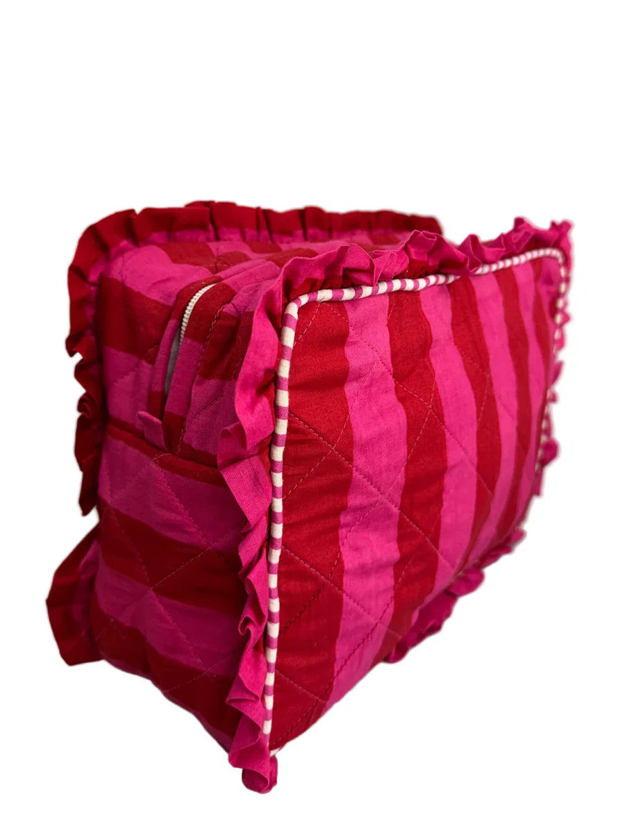 Havana Red Pink Cosmetic Bag
