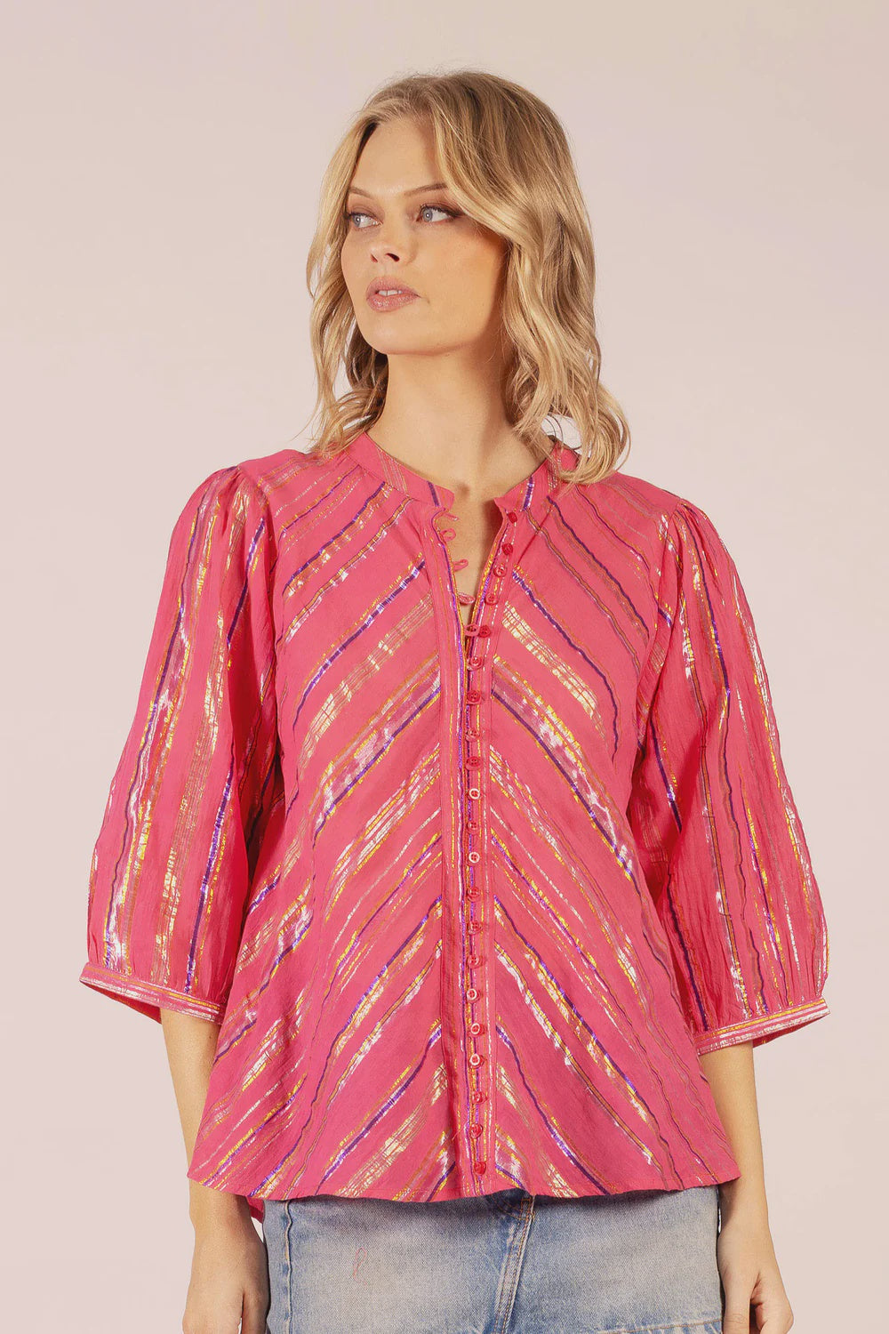 Scarlett Shirt Raspberry