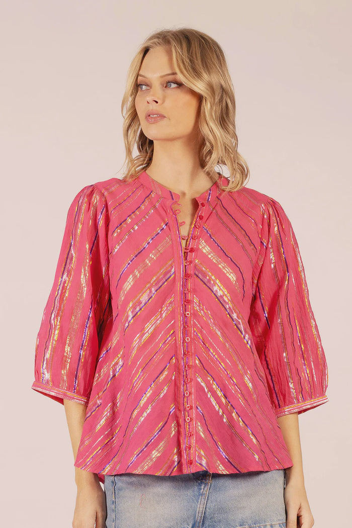 Scarlett Shirt Raspberry