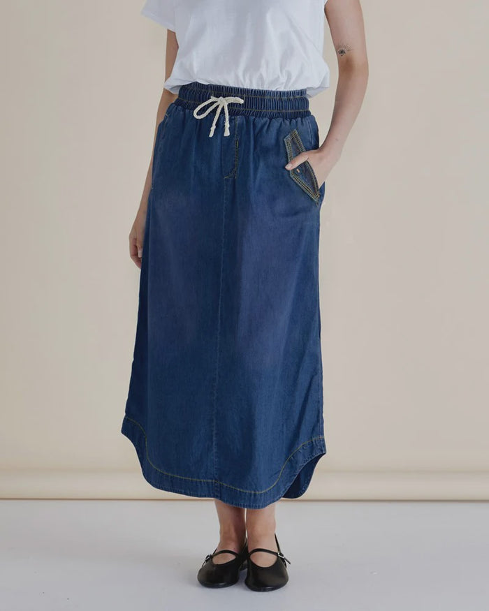 Lizabeth Denim Skirt