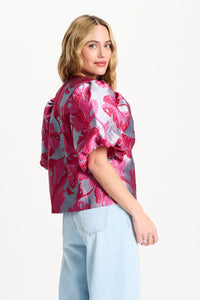 Urban Flora Blue Shirt