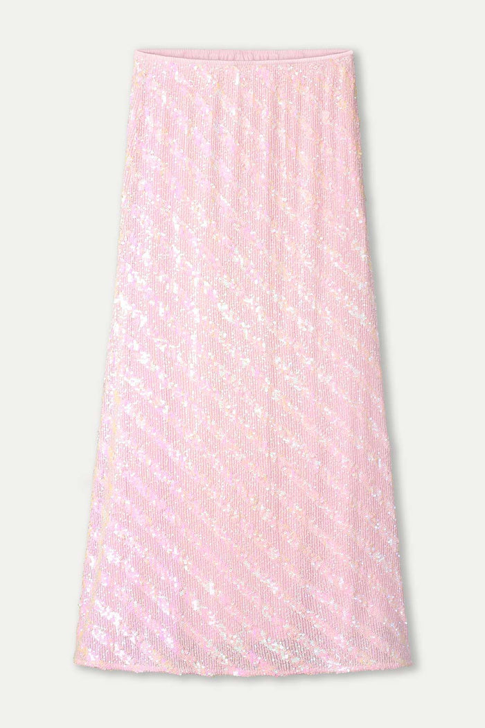Sequins Skirt Shell Pink