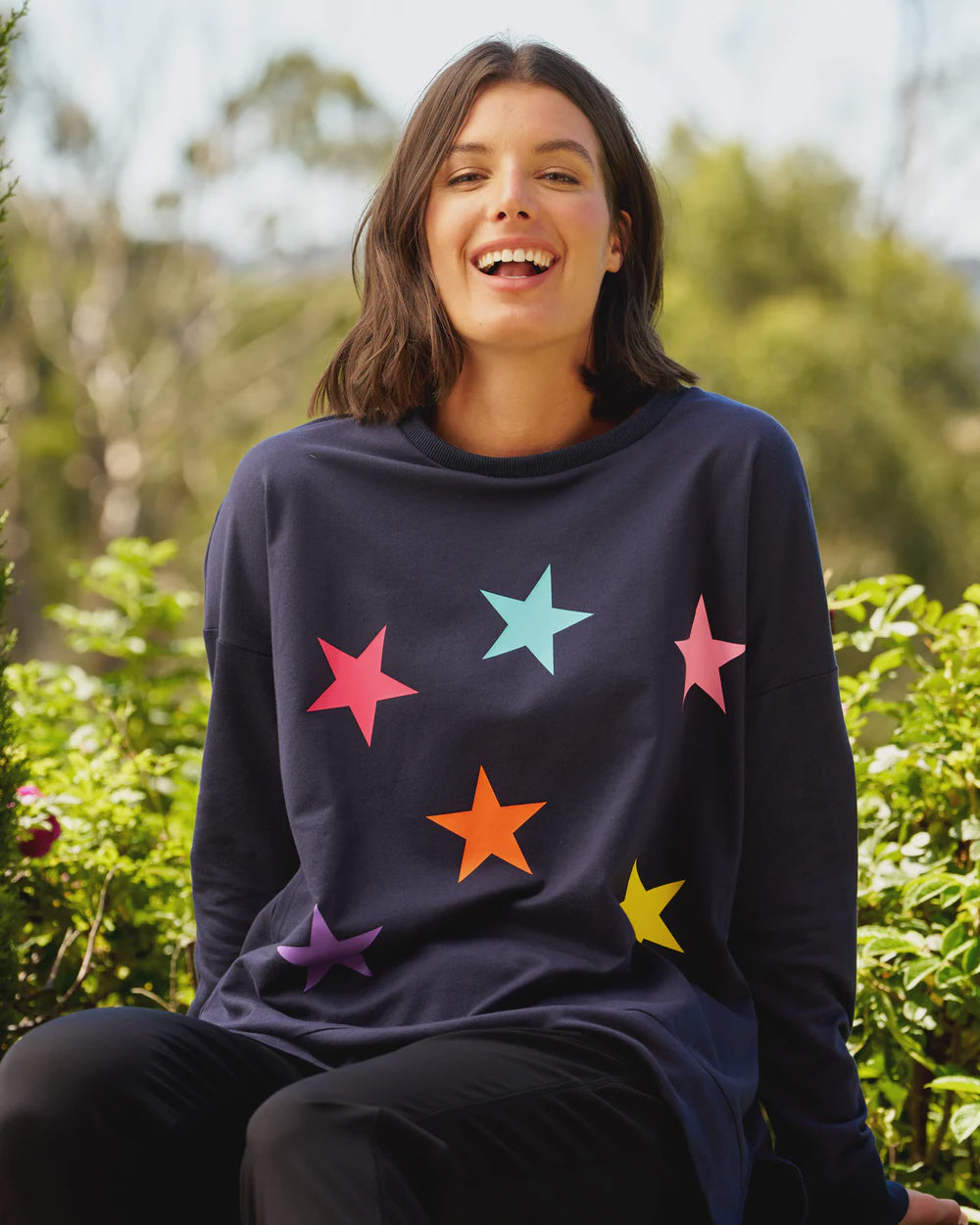 Sienna Star Jumper Navy