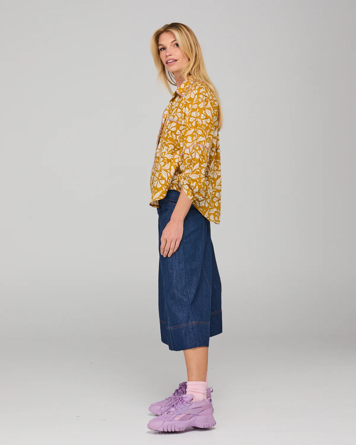 Pari Shirt Izumi Mustard