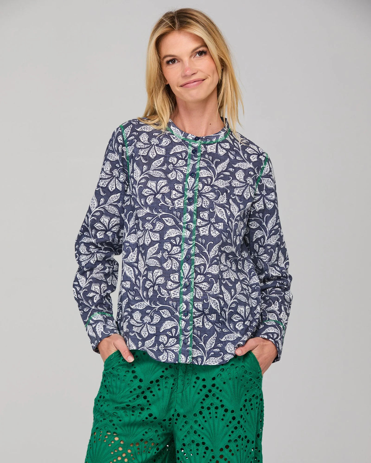 Clove Shirt Izumi Navy