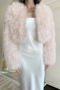 Manhattan Crop Jacket Pink