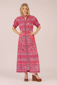 July Maxi Dress Raspberry