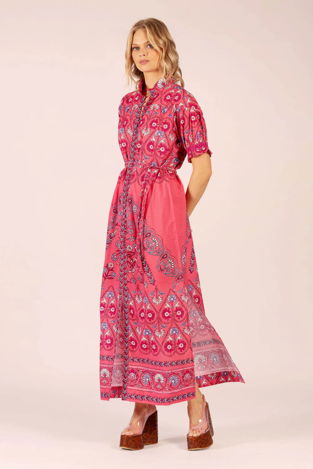 July Maxi Dress Raspberry