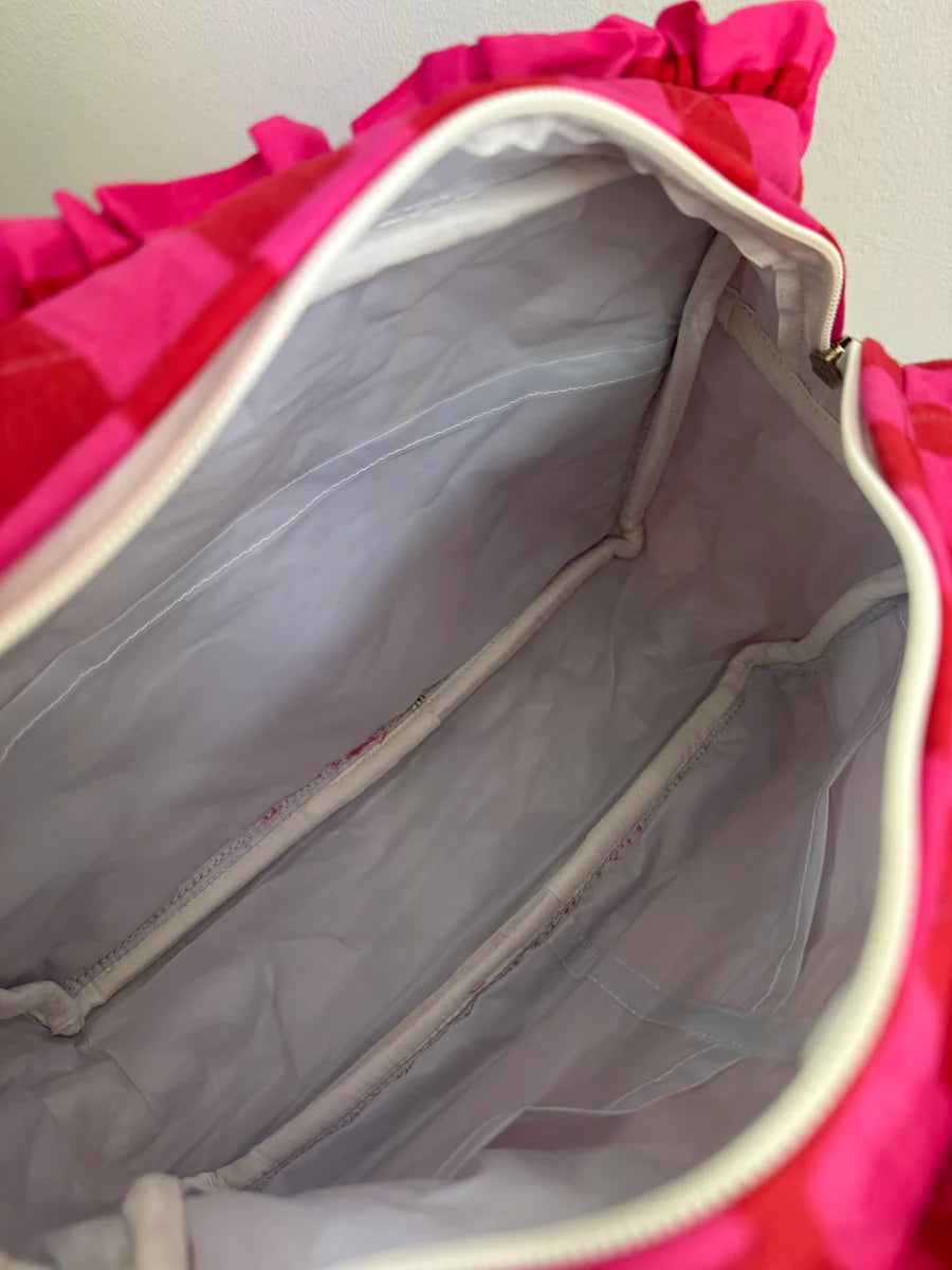 Havana Red Pink Cosmetic Bag