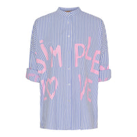 Noelle Shirt Blue/Pink